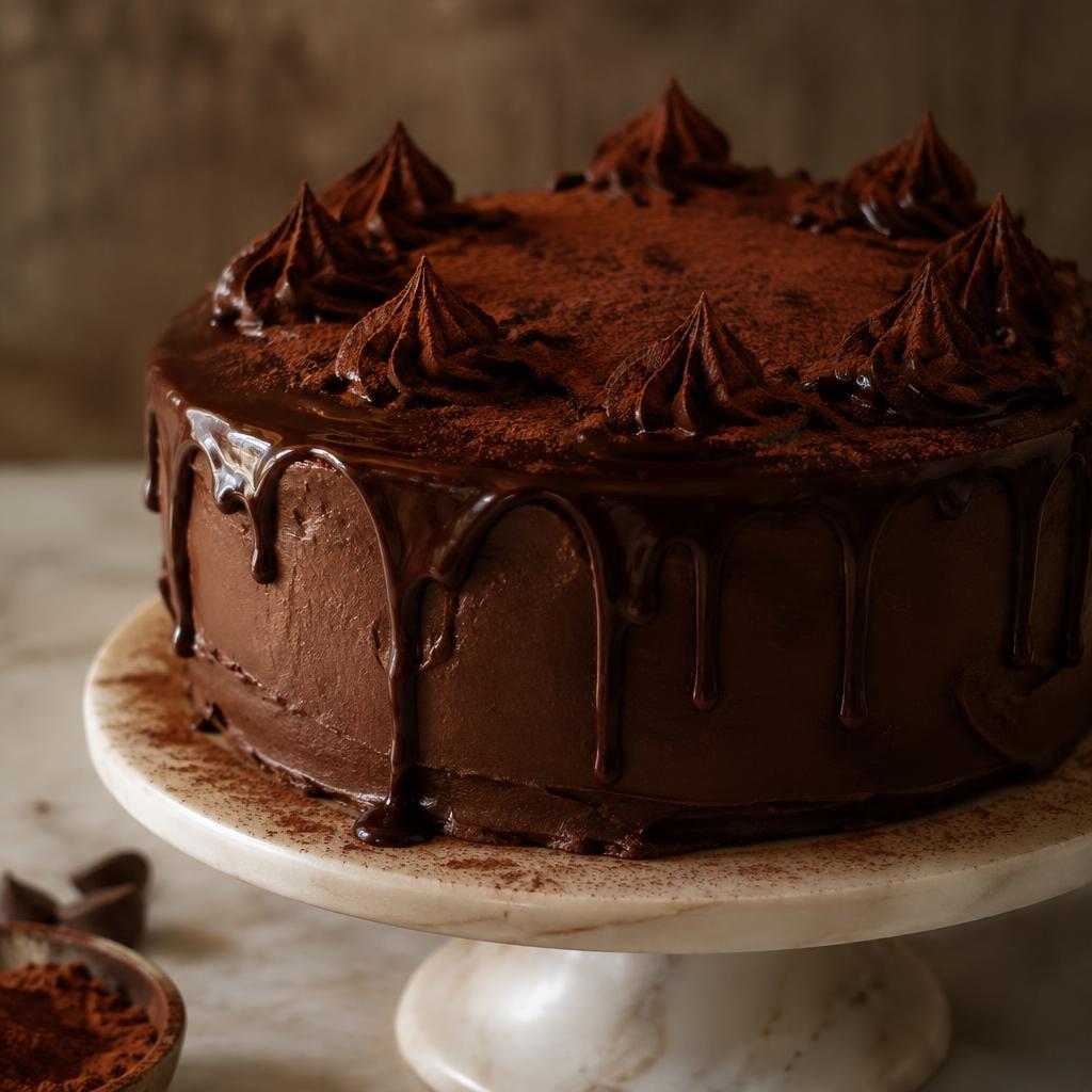 Royal Chocolate Truffle Dummy Cake